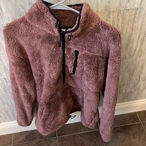 Pink Victoria’s Secret fleece pullover